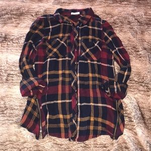 Plaid button up.